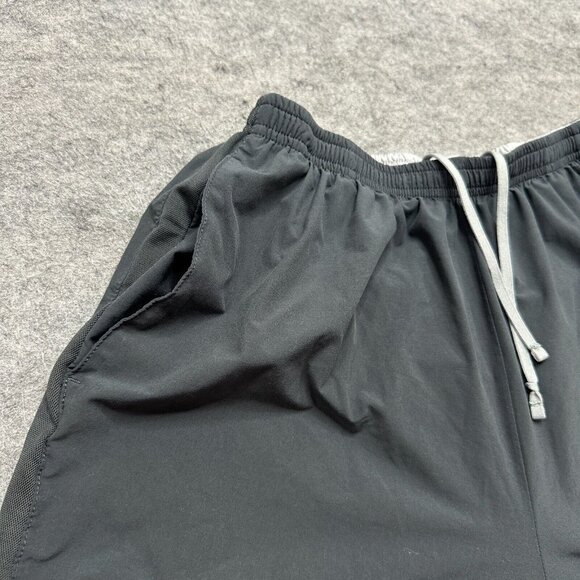 Nike Running Shorts Men L Gray 9" Brief Liner Stretch 506300 - Picture 2 of 16